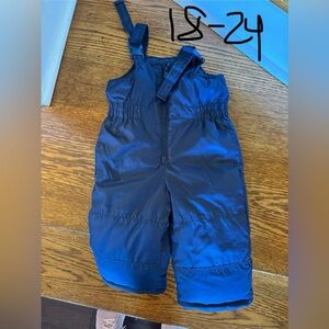 Kids Navy Blue Snow Pants